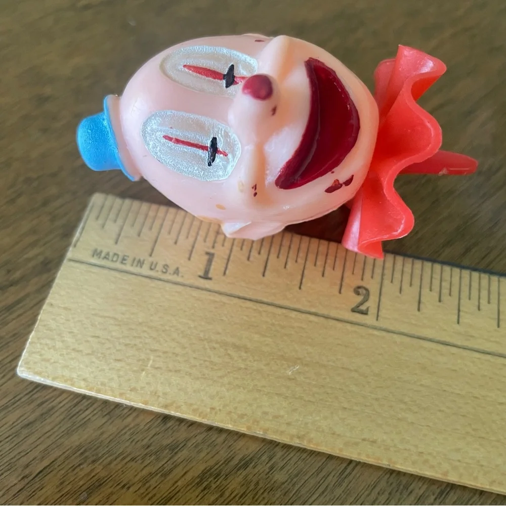 Vintage Derby Clown Cupcake Cake Topper 10 Count Party Decoration Supply Lot Set